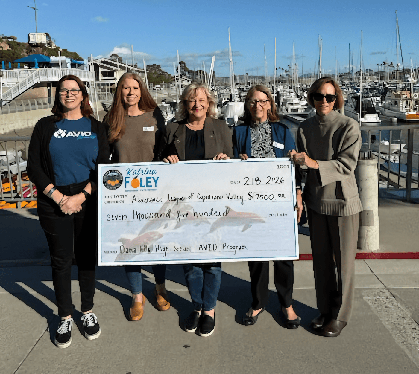 Read more about the article Assistance League of Capistrano Valley and OC Supervisor Katrina Foley Invests $15,000 in Dana Hills High School AVID Program